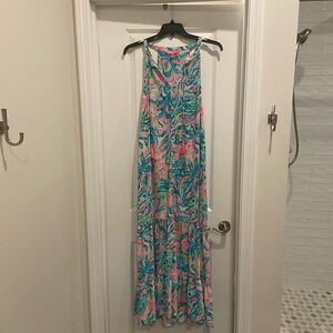 BEAUTIFUL, like new, vibrant colors Lilly Pulitzer maxi dress